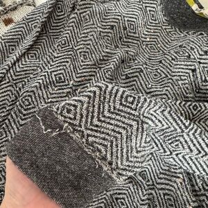 Jolt Black and Gray Knit Sweater